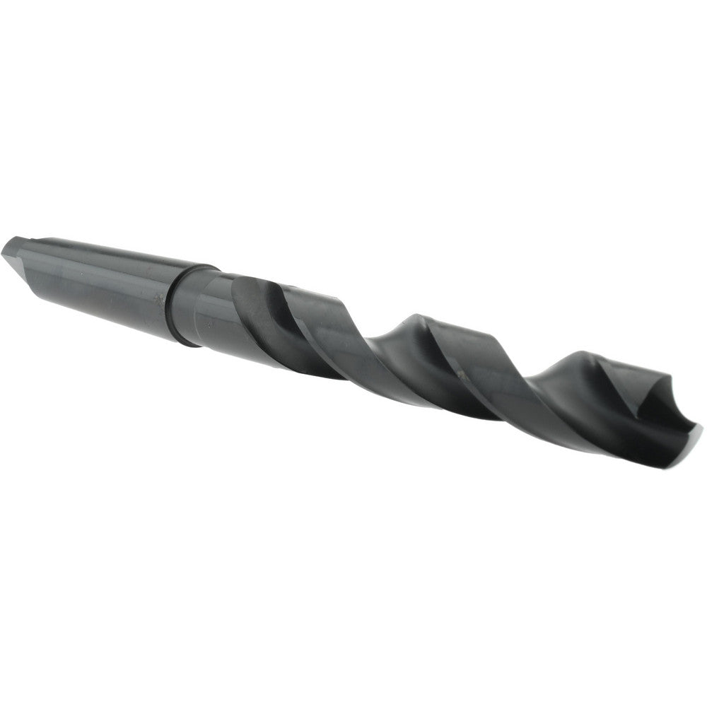 Hertel 89324362 Taper Shank Drill Bit 57/64" Dia, 3MT, 118 ° Point, High Speed Steel