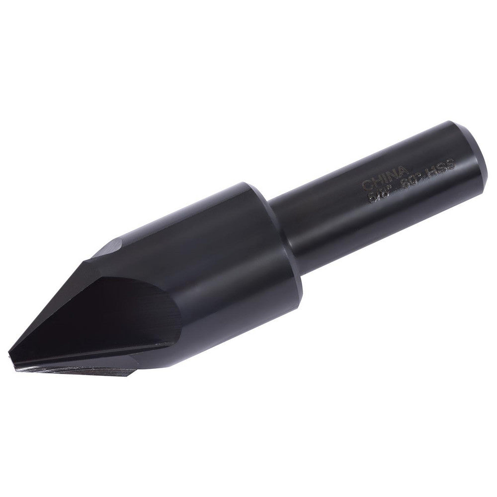 Hertel GX89329742 Countersink 5/8" Head Dia, 60.00 deg Included Angle, 4 Flute, High-Speed Steel, Right Hand Cut
