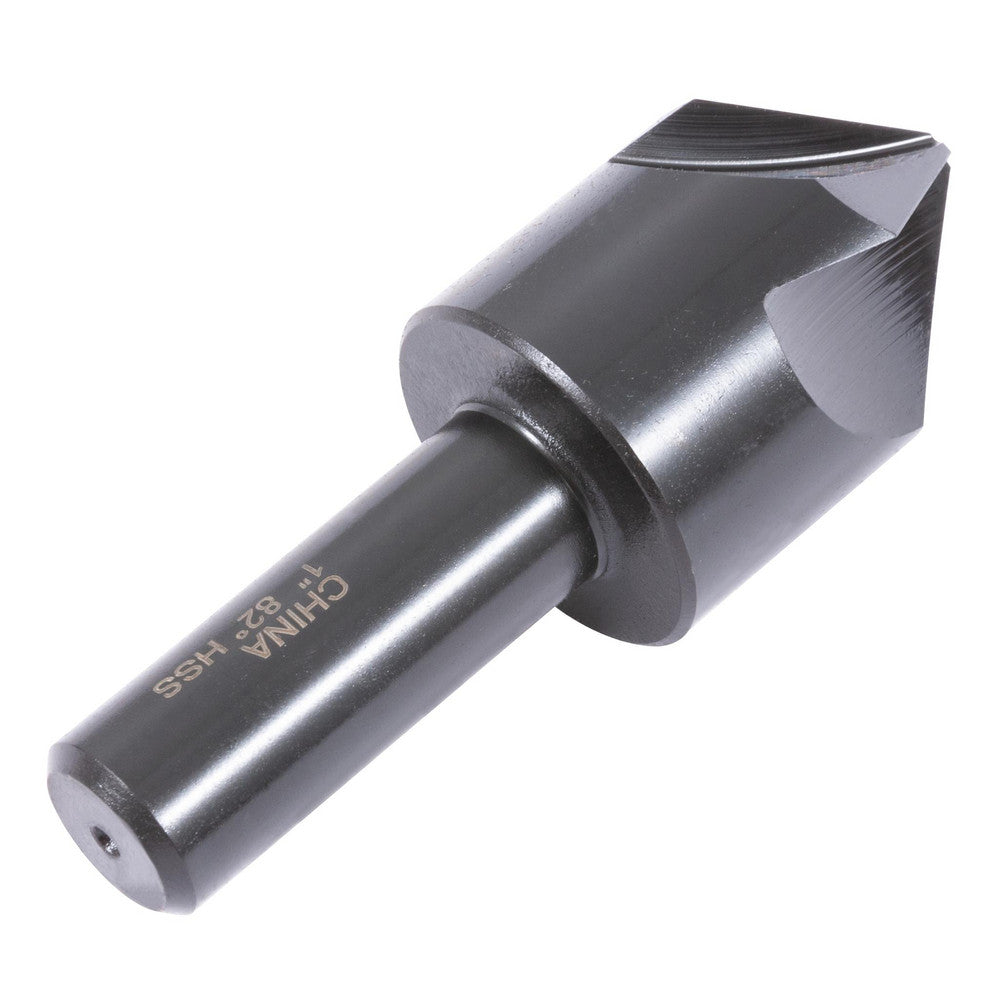Hertel GX89329981 Countersink 1" Head Dia, 82.00 deg Included Angle, 4 Flute, High-Speed Steel, Right Hand Cut