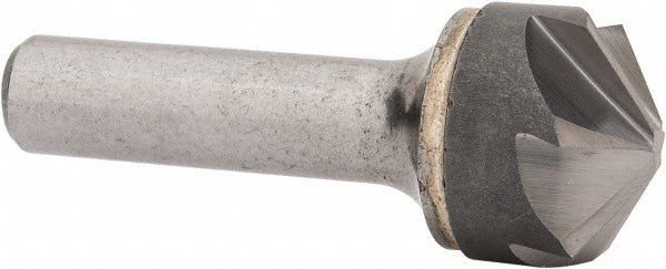 Hertel 336-010090 Countersink 1" Head Dia, 120.00 deg Included Angle, 6 Flute, Solid Carbide, Right Hand Cut