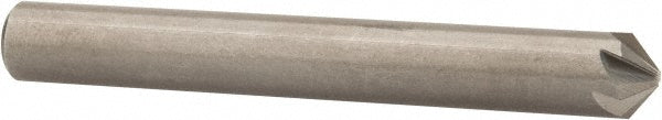 Hertel 336-003080 Countersink 1/4" Head Dia, 100.00 deg Included Angle, 6 Flute, Solid Carbide, Right Hand Cut