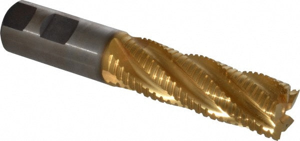 Hertel H89333140 Roughing & Finishing End Mill 1" Dia, 5 Flute, Square End, Cobalt