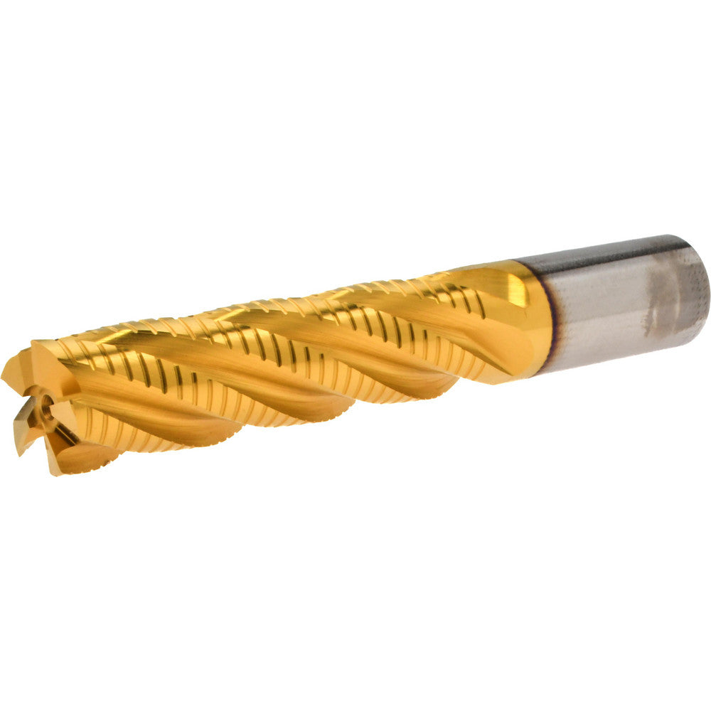 Hertel H89333272 Roughing & Finishing End Mill 1" Dia, 5 Flutes, Square End, Cobalt