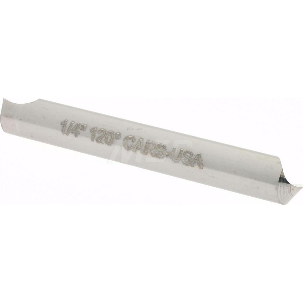 Hertel 331-203100 Countersink 1/4" Head Dia, 120.00 deg Included Angle, 1 Flute, Solid Carbide, Right Hand Cut