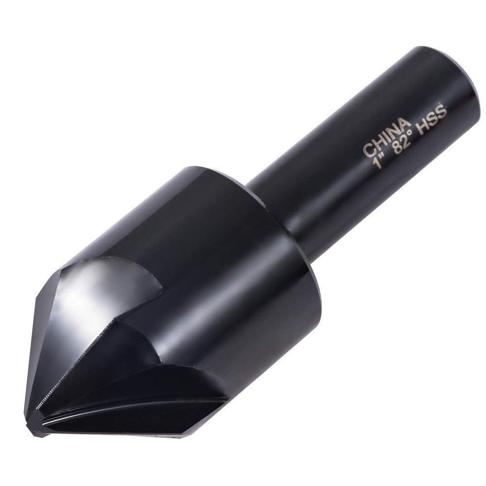 Hertel GX89336978 Countersink 1" Head Dia, 82.00 deg Included Angle, 4 Flute, High-Speed Steel, Right Hand Cut