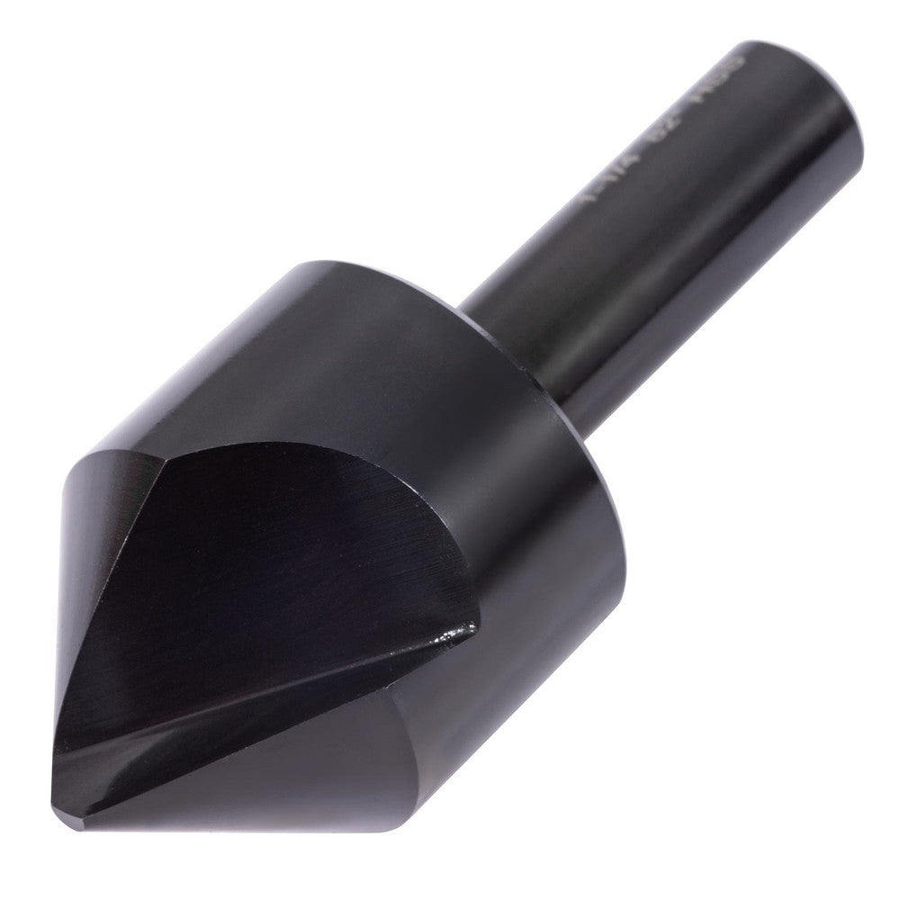 Hertel GX89339790 Countersink 1-1/4" Head Dia, 82.00 deg Included Angle, 1 Flute, High-Speed Steel, Right Hand Cut