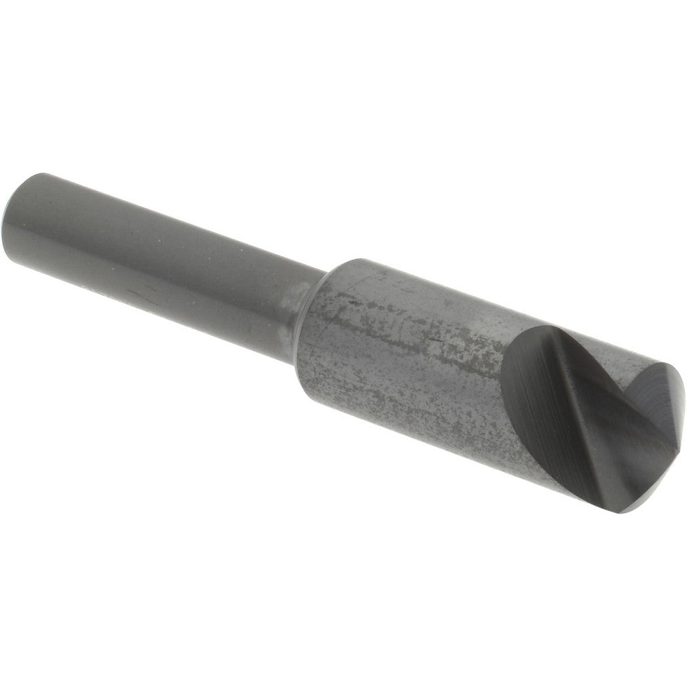 Hertel GX89340186 Countersink 3/8" Head Dia, 120.00 deg Included Angle, 1 Flute, High-Speed Steel, Right Hand Cut
