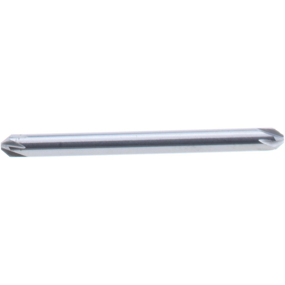 Hertel 336-201060 Countersink 1/8" Head Dia, 82.00 deg Included Angle, 6 Flute, Solid Carbide, Right Hand Cut