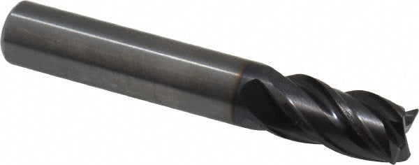Guhring 9031130079400 Corner Chamfer End Mill 5/16" Dia, 1/2" LOC, 4 Flute, Solid Carbide