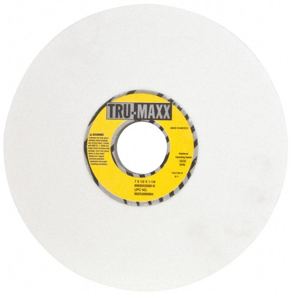 Tru-Maxx 66253269984 Tool & Cutting Grinding Wheel 7" Dia, 80 Grit, K Hardness, Type 12