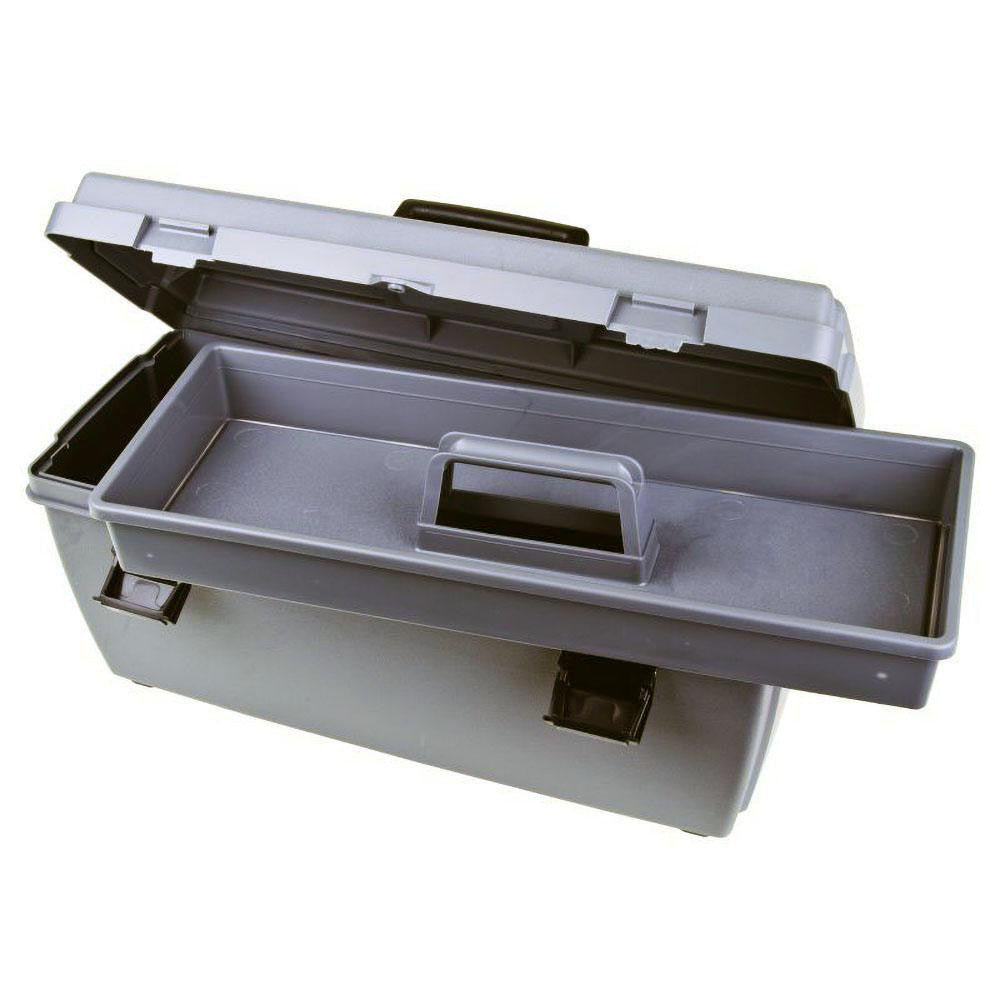 Flambeau 19800-2 Copolymer Resin Tool Box 1 Drawer, 1 Compartment