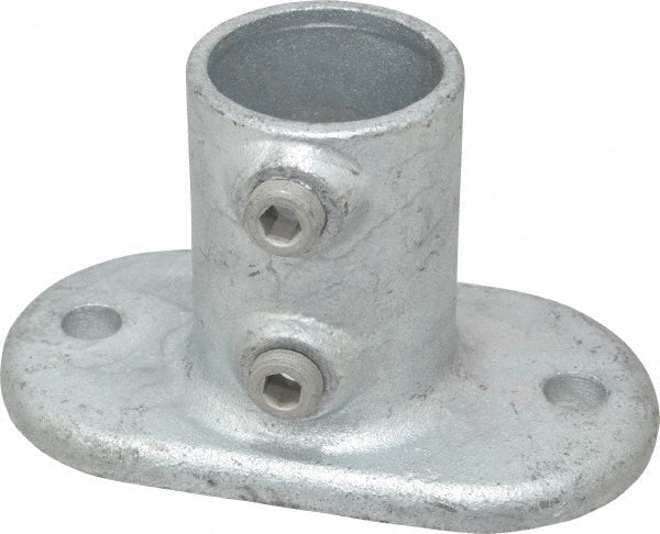 Kee 62-8 1-1/2" Pipe, Railing Flange, Malleable Iron Flange Pipe Rail Fitting