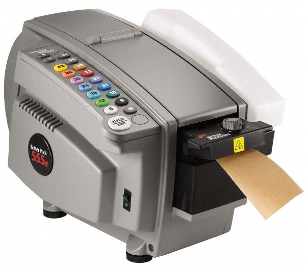 Value Collection BP-555-ES 1-1/2 to 3" Wide, Preset Lengths, Electric Tape Dispenser