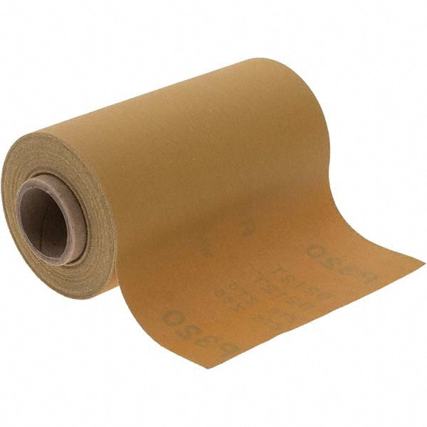 GLOBAL ABRASIVE 809775-60408 Adhesive Back Sanding Sheet Aluminum Oxide, 320 Grit, 4-1/2" Wide, 10 yd Long