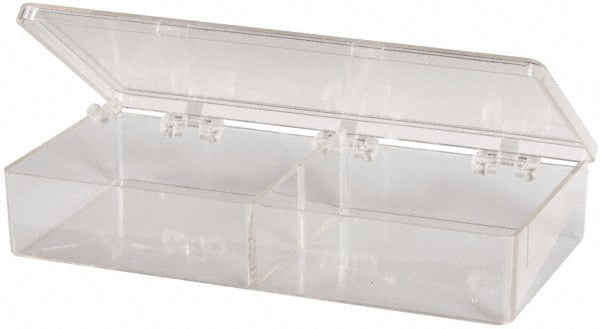 Flambeau A214 2 Compartment Clear Small Parts Box