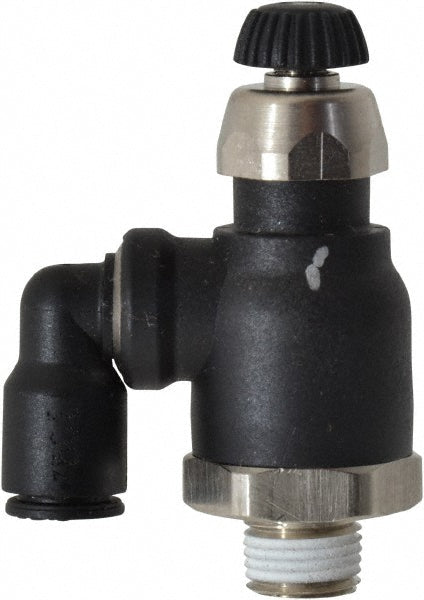 Legris 7045 56 11 Air Flow Control Valve Compact Swivel Outlet Flow Control, Tube x NPT, 1/4" Tube OD