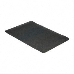 Wearwell 447.916X2X3BK Anti-Fatigue Mat 3' Long, 2' Wide, 9/16 Thick, Natural Rubber & Vinyl, Beveled Edges, Heavy-Duty