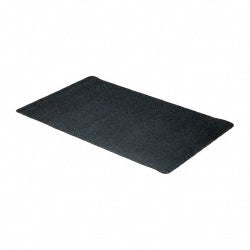 Wearwell 447.916X3X5BK Anti-Fatigue Mat 5' Long, 3' Wide, 9/16 Thick, Natural Rubber, Beveled Edges, Heavy-Duty