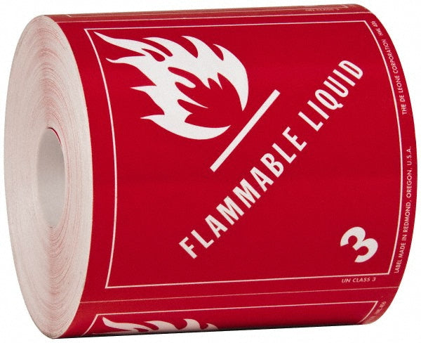 DE LEONE CORPORATION HML 406 Flammable Liquid 500 Roll