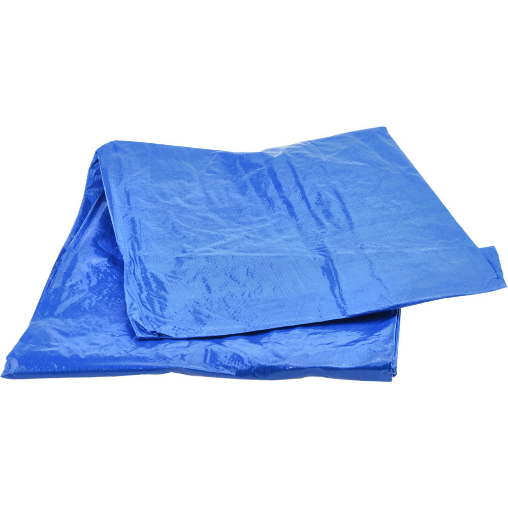 Value Collection KSMSCBB1012 Tarp/Dust Cover Blue, Rectangle, Polyethylene, 12' Long x 10' Wide