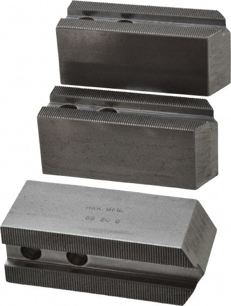 H & R Manufacturing HR-82-2.0-OP Soft Lathe Chuck Jaw Serrated