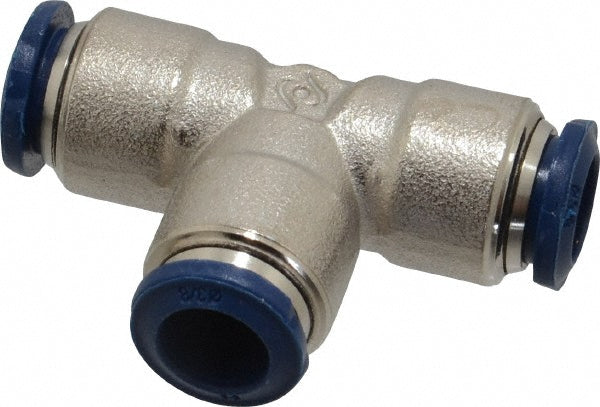 Pro-Source 2556003865PRO Push-to-Connect Tube x Tube Fitting Union Tee, 3/8" OD