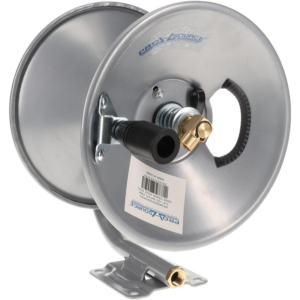 Pro-Source 2840035055PRO Hose Reel without Hose 3/8" ID Hose, 50' Long