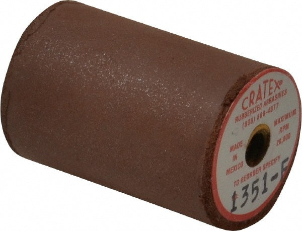 Cratex 1351 F 1" Max Diam x 1-1/2" Long, Cylinder, Rubberized Point