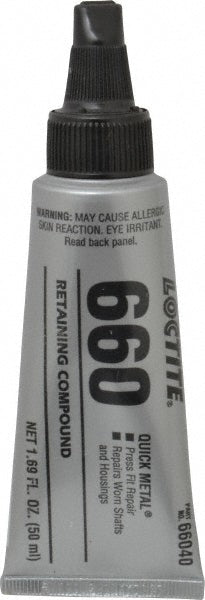 Loctite 135527 Retaining Compound 50 mL Tube, Silver, Paste