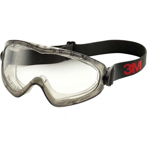 3M 7010302104 Safety Goggles GoggleGear, Clear Lenses, Anti-Fog, ANSI Z87.1-2015