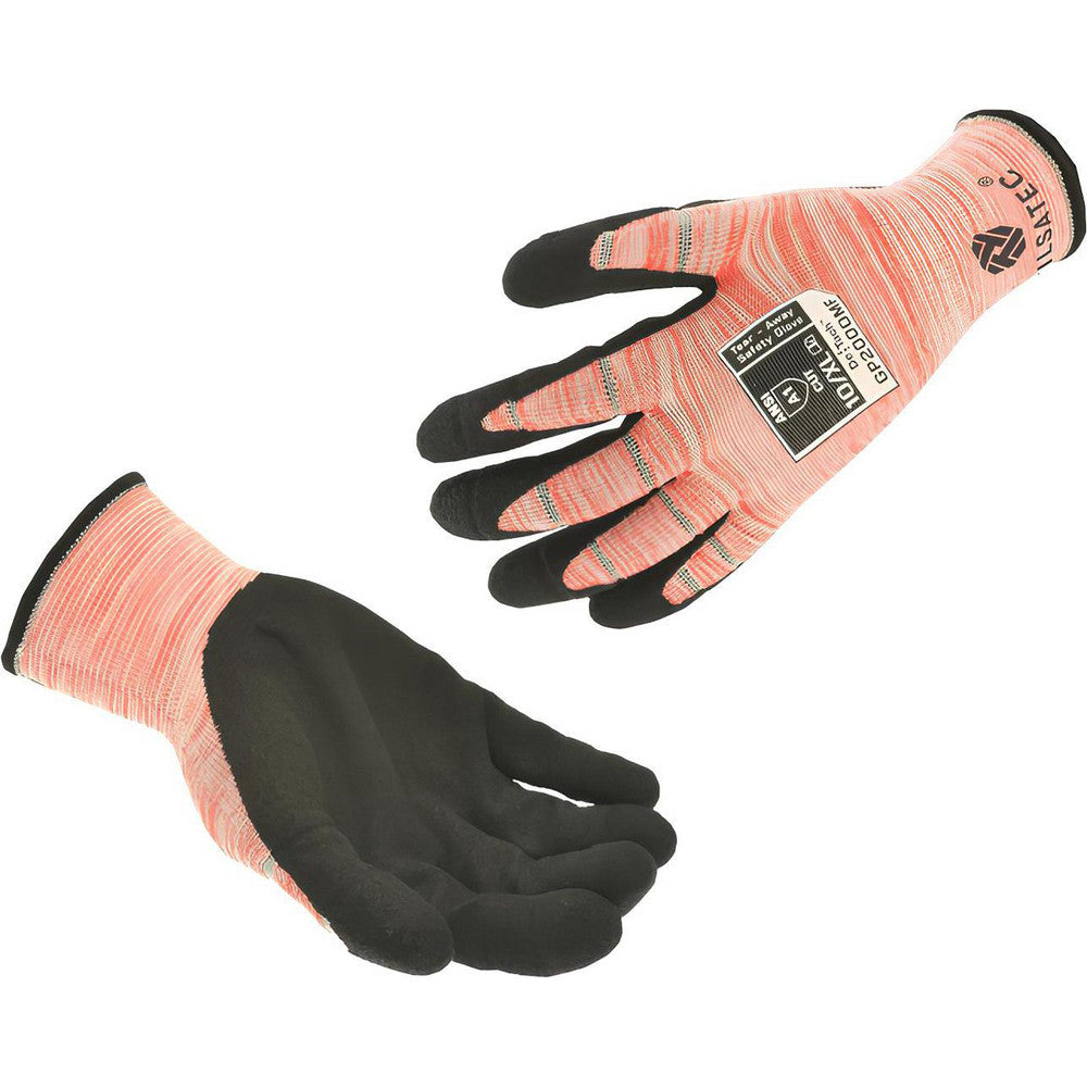 Tilsatec GP2000MF090 Cut, Puncture & Abrasive-Resistant Gloves Size L, ANSI Cut A1, ANSI Puncture 2, Micro-Foam Nitrile, Nylon Blend