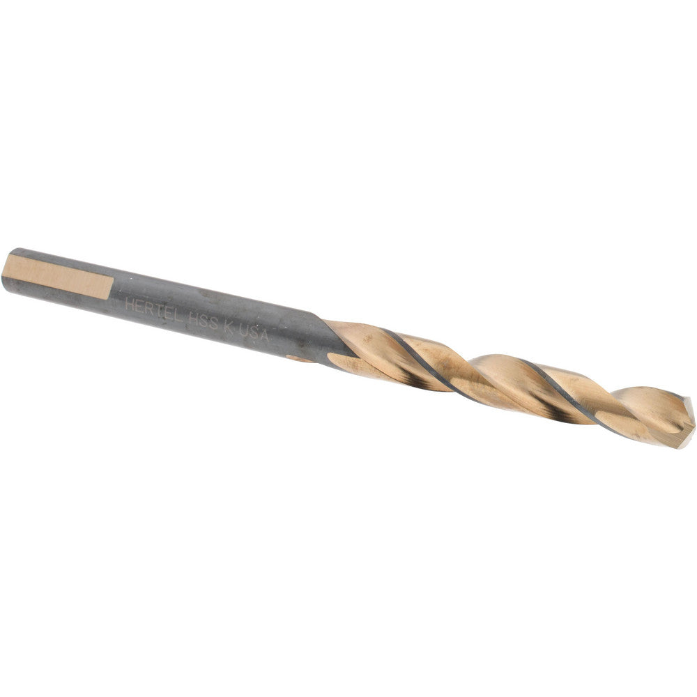 Hertel H95006210 Jobber Length Drill Bit Letter K (0.2810) Dia, 137 deg, HSS