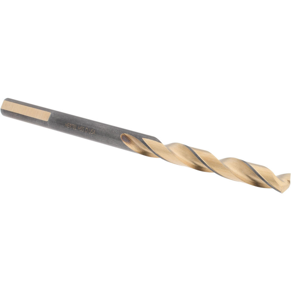Hertel H95006203 Jobber Length Drill Bit Letter D (0.2460) Dia, 137 deg, HSS