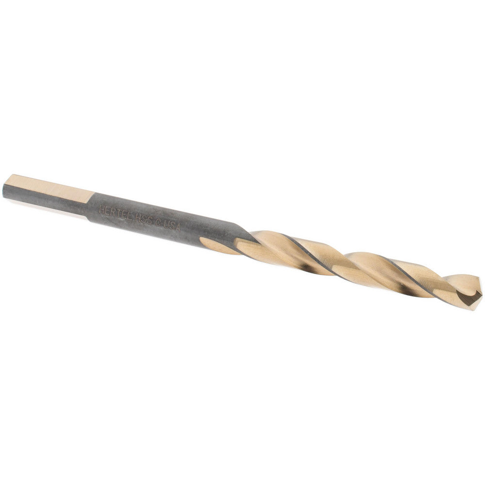 Hertel H95006202 Jobber Length Drill Bit Letter C (0.2420) Dia, 137 deg, HSS