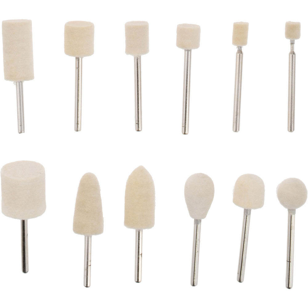Value Collection 516203 36 Piece, 1/8" Shank Diam, Wool Felt Bob Set