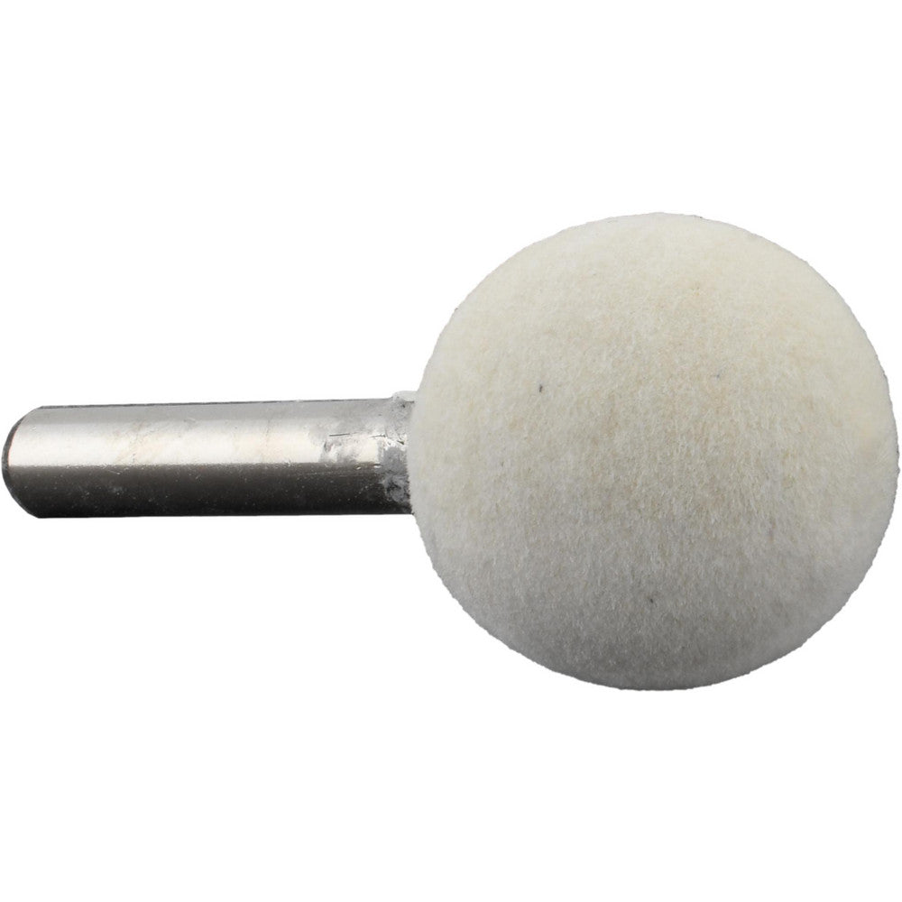 Value Collection 516200 18 Piece, 1/4" Shank Diam, Wool Felt Bob Set
