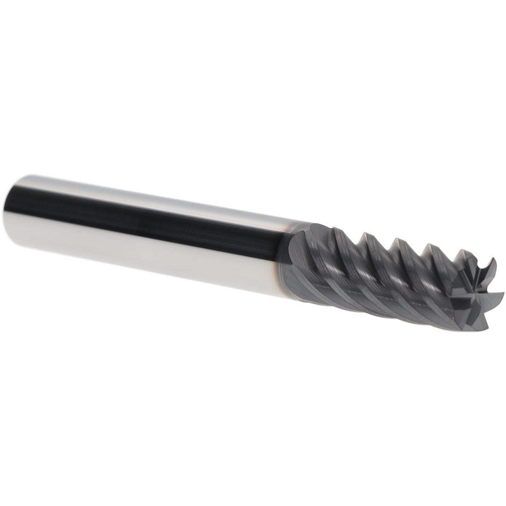 Iscar 5621957 Square End Mill 3/8" Dia, 7/8" LOC, 6 Flute, Solid Carbide