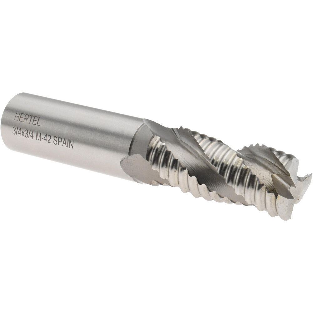 Hertel 91192203 Roughing End Mill 3/4" Dia, 3 Flute, Coarse Pitch, Single End, Cobalt
