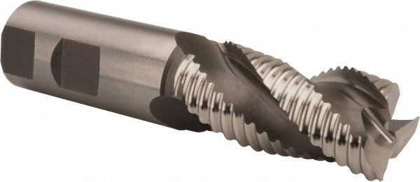 Hertel 91192278 Roughing End Mill 1" Dia, 3 Flute, Coarse Pitch, Single End, Cobalt