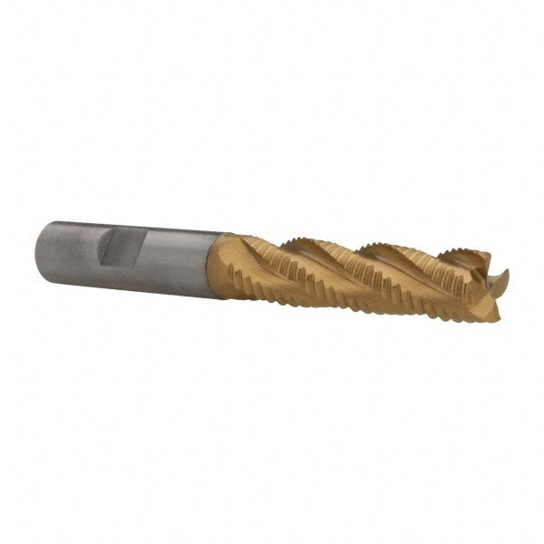 Hertel 91192880 Roughing End Mill 1/2" Dia, 4 Flute, Coarse Pitch, Single End, Cobalt