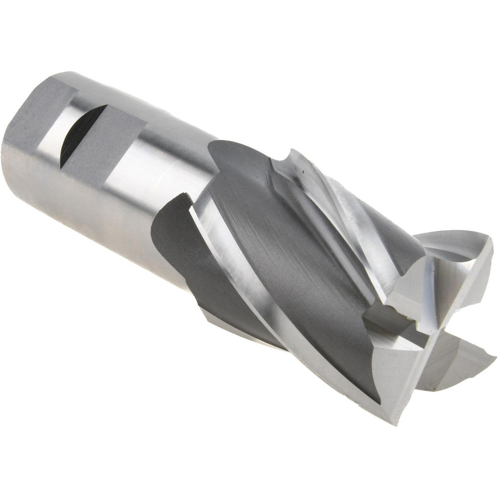 Hertel E2039132 Square End Mill 1-1/2'' Dia, 2'' LOC, 1-1/4'' Shank Dia, 4-1/2'' OAL, 4 Flutes, Cobalt