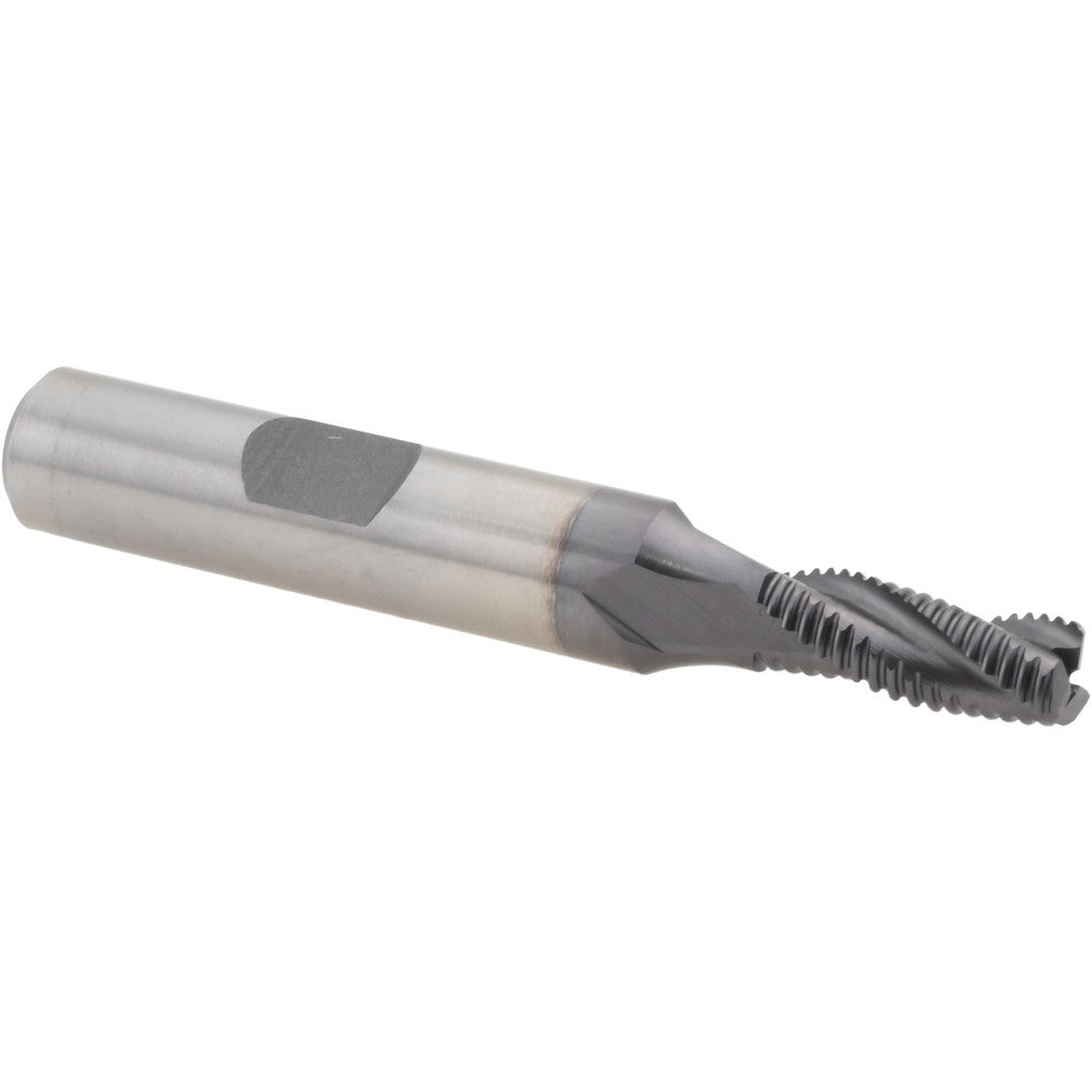 Hertel 91196568 Roughing End Mill 1/4" Dia, 3 Flute, Single End, Cobalt