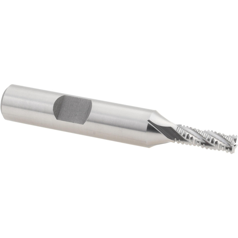 Hertel 91197202 Roughing End Mill 3/16" Dia, 4 Flute, Single End, Cobalt