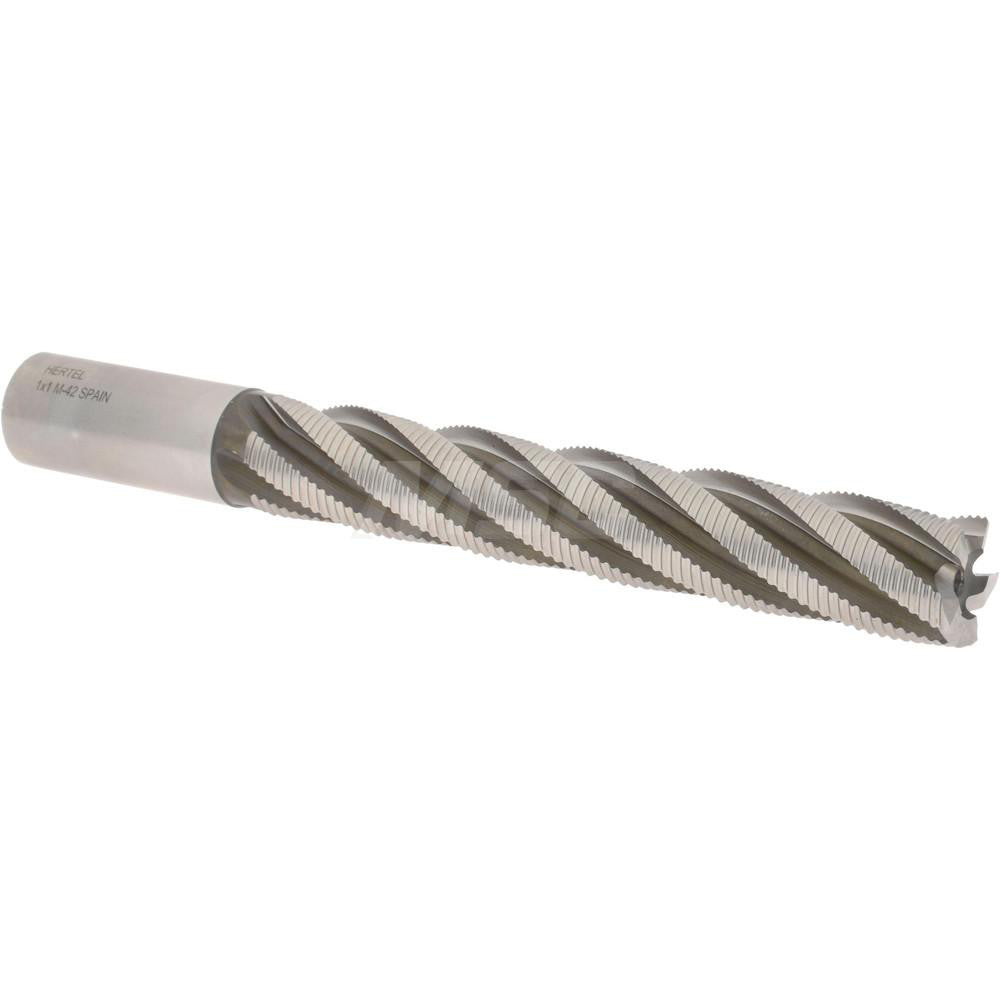 Hertel 91197236 Roughing End Mill 1" Dia, 5 Flute, Single End, Cobalt