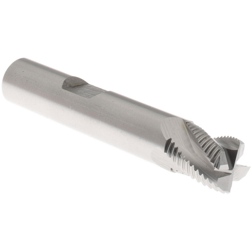 Hertel 91197343 Roughing End Mill 3/8" Dia, 4 Flute, Fine Pitch, Single End, Cobalt