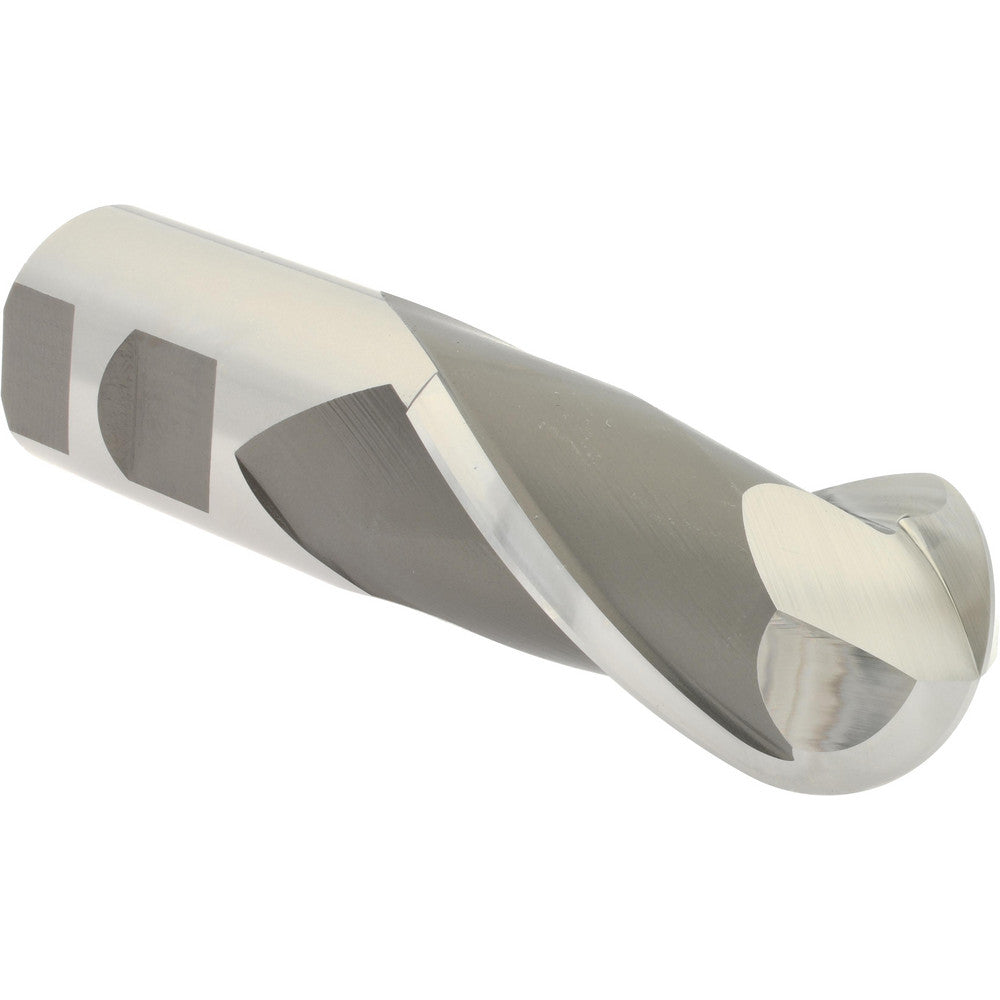Hertel GG110124 Ball End Mill 1.375" Dia, 2.5" LOC, 2 Flute, High Speed Steel