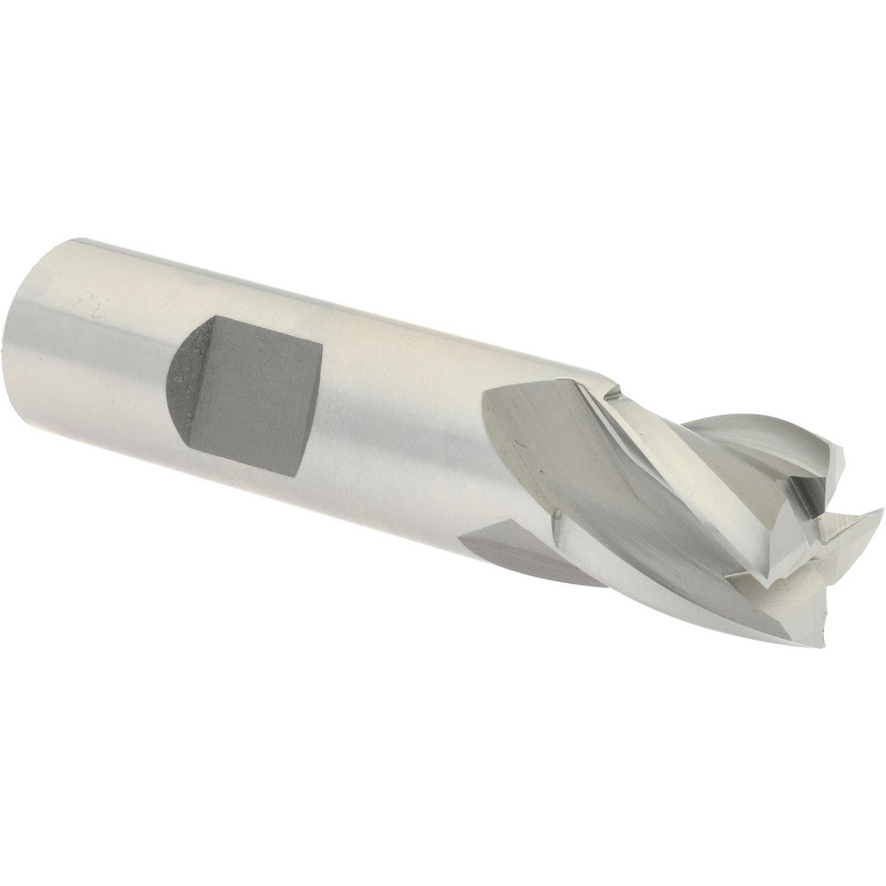 Hertel GG99914139 Square End Mill 5/8'' Dia, 5/8'' LOC, 5/8'' Shank Dia, 2-3/4'' OAL, 4 Flutes, High Speed Steel