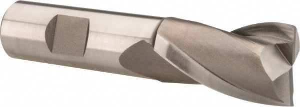 Hertel GG030060 Square End Mill 15/16'' Dia, 1-1/2'' LOC, 3/4'' Shank Dia, 3-3/4'' OAL, 2 Flutes, High Speed Steel