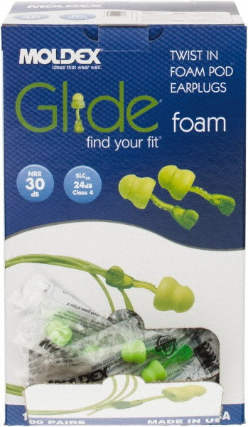 Moldex 6940 Earplug 26dB, Polyvinylchloride, Round, Roll Down, Uncorded