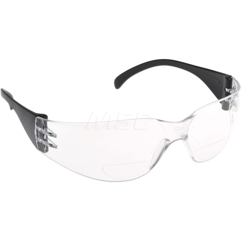 PRO-SAFE 51947 Magnifying Safety Glasses 3.00, Clear Lenses, Scratch-Resistant, ANSI Z87.1-2003